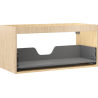 Mexen Box-A corps de meuble sous lavabo 100 cm, 1 tiroir, chêne - 91AX0-1000-470-1-81