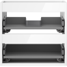 Mexen Box-A corps d'armoire sous-vasque 50 cm, 2 tiroirs, blanc brillant - 91AX0-0500-470-2-00