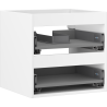 Mexen Box-A corps du meuble sous-vasque 50 cm, 2 tiroirs, blanc mat - 91AX0-0500-470-2-01