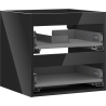 Mexen Box-A corps de meuble sous-vasque 50 cm, 2 tiroirs, noir brillant - 91AX0-0500-470-2-70