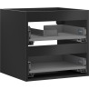 Mexen Box-A corps de meuble sous-lavabo 50 cm, 2 tiroirs, noir mat - 91AX0-0500-470-2-71