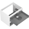Mexen Box-A corps de meuble sous lavabo 60 cm, 2 tiroirs, blanc mat - 91AX0-0600-470-2-01