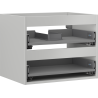 Mexen Box-A corps de meuble sous-lavabo 60 cm, 2 tiroirs, gris mat - 91AX0-0600-470-2-62
