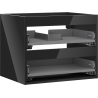 Mexen Box-A corps de meuble sous-lavabo 60 cm, 2 tiroirs, noir brillant - 91AX0-0600-470-2-70