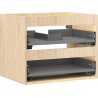 Mexen Box-A corps de meuble sous-vasque 60 cm, 2 tiroirs, chêne - 91AX0-0600-470-2-81