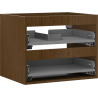 Mexen Box-A armoire sous-lavabo 60 cm, 2 tiroirs, noyer - 91AX0-0600-470-2-86