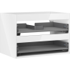 Mexen Box-A corps de meuble sous-lavabo 70 cm, 2 tiroirs, blanc brillant - 91AX0-0700-470-2-00