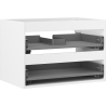 Mexen Box-A corps de meuble sous-vasque 70 cm, 2 tiroirs, blanc mat - 91AX0-0700-470-2-01
