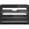 Mexen Box-A corps d'armoire sous-vasque 70 cm, 2 tiroirs, noir brillant - 91AX0-0700-470-2-70