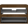 Mexen Box-A caisson de meuble sous-vasque 70 cm, 2 tiroirs, noyer - 91AX0-0700-470-2-86