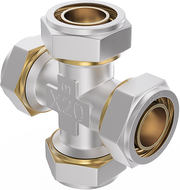 Mexen PEX-S quadruple raccord vissé PEX 16 x 16 x 16 x 16 - W97237-161616-00