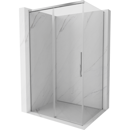 Mexen Rox cabine de douche coulissante 160 x 90 cm, transparent, chrome - 8C2-160-090-01-00