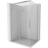 Mexen Rox cabine de douche coulissante 155 x 100 cm, transparente, chrome - 8C2-155-100-01-00