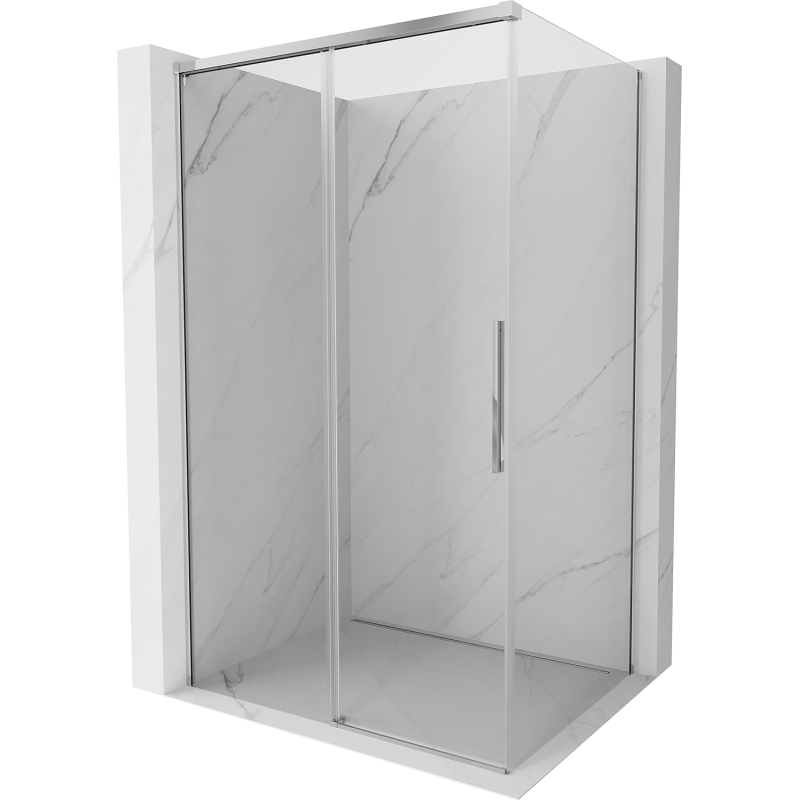Mexen Rox cabine de douche coulissante 100 x 110 cm, transparent, chrome - 8C2-100-110-01-00