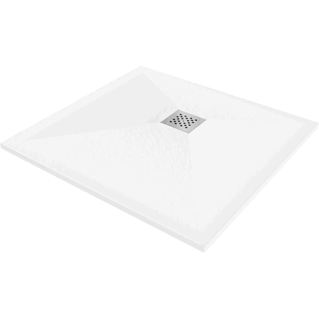 Mexen Stone+ receveur de douche composite carré 90 x 90 cm, blanc - 44109090