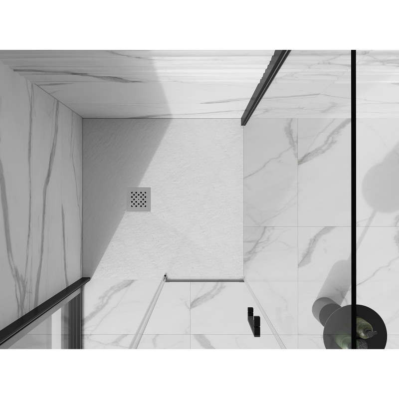 Mexen Stone+ receveur de douche composite carré 90 x 90 cm, blanc - 44109090