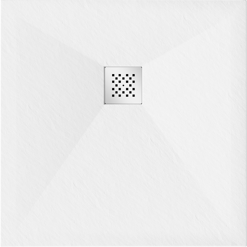 Mexen Stone+ receveur de douche composite carré 90 x 90 cm, blanc - 44109090