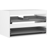 Mexen Box-A corps de meuble sous-lavabo 80 cm, 2 tiroirs, blanc mat - 91AX0-0800-470-2-01
