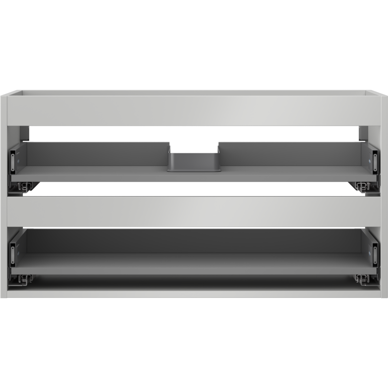 Mexen Box-A corps de meuble sous lavabo 90 cm, 2 tiroirs, gris mat - 91AX0-0900-470-2-62