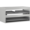 Mexen Box-A meuble lavabo 90 cm, 2 tiroirs, gris mat - 91AX0-0900-470-2-62