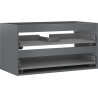 Mexen Box-A meuble sous-lavabo 90 cm, 2 tiroirs, graphite mat - 91AX0-0900-470-2-66