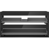 Mexen Box-A corps de meuble sous-lavabo 90 cm, 2 tiroirs, noir brillant - 91AX0-0900-470-2-70