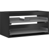 Mexen Box-A boîtier de meuble sous-lavabo 90 cm, 2 tiroirs, noir mat - 91AX0-0900-470-2-71