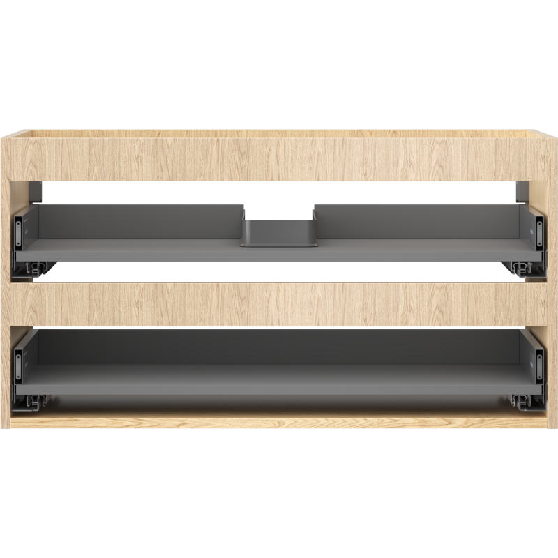 Mexen Box-A corps de meuble sous-vasque 90 cm, 2 tiroirs, chêne - 91AX0-0900-470-2-81