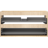 Mexen Box-A boîtier de meuble sous-lavabo 90 cm, 2 tiroirs, chêne - 91AX0-0900-470-2-81