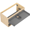 Mexen Box-A boîtier de meuble sous-lavabo 90 cm, 2 tiroirs, chêne - 91AX0-0900-470-2-81