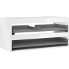 Mexen Box-A corps du meuble sous-lavabo 100 cm, 2 tiroirs, blanc brillant - 91AX0-1000-470-2-00