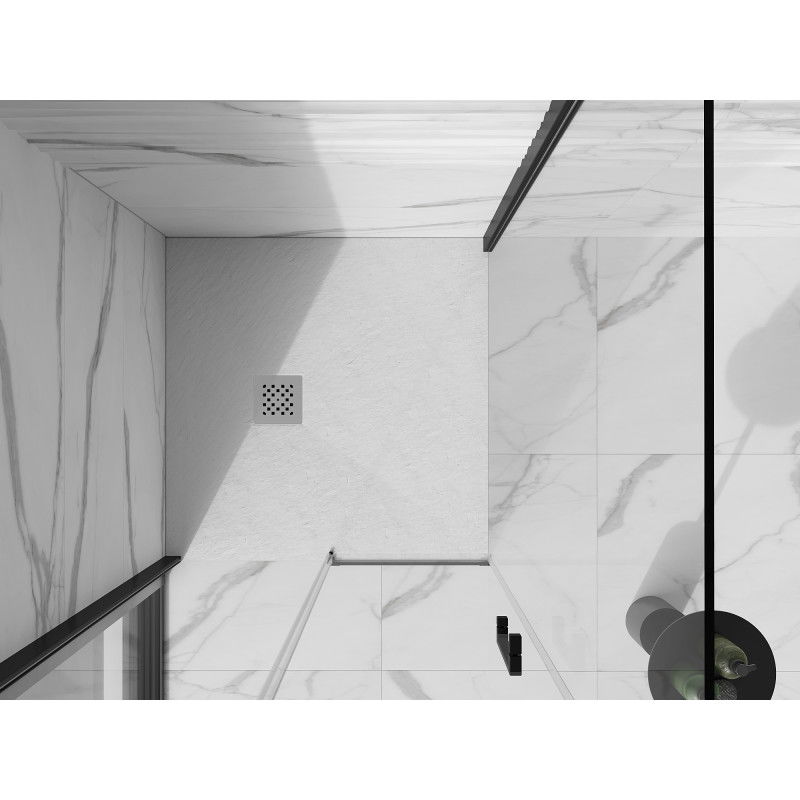 Mexen Stone+ receveur de douche carré 100 x 100 cm, blanc - 44101010