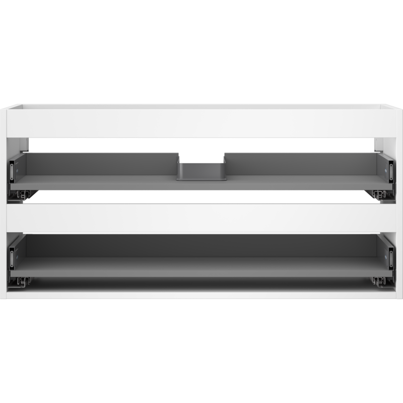 Mexen Box-A corps de meuble sous-lavabo 100 cm, 2 tiroirs, blanc mat - 91AX0-1000-470-2-01