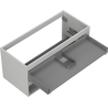 Mexen Box-A corps de meuble sous-vasque 100 cm, 2 tiroirs, gris mat - 91AX0-1000-470-2-62