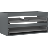 Mexen Box-A corps de l'armoire sous lavabo 100 cm, 2 tiroirs, graphite mat - 91AX0-1000-470-2-66