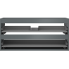 Mexen Box-A corps de l'armoire sous lavabo 100 cm, 2 tiroirs, graphite mat - 91AX0-1000-470-2-66