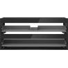 Mexen Box-A meuble sous-lavabo 100 cm, 2 tiroirs, noir brillant - 91AX0-1000-470-2-70