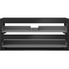 Corps de meuble sous-lavabo Mexen Box-A 100 cm, 2 tiroirs, noir mat - 91AX0-1000-470-2-71