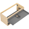 Mexen Box-A corps de meuble sous-lavabo 100 cm, 2 tiroirs, chêne - 91AX0-1000-470-2-81