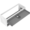 Mexen Box-A corps de meuble sous-lavabo 120 cm, 2 tiroirs, blanc brillant - 91AX0-1200-470-2-00