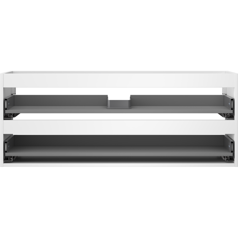 Mexen Box-A structure de l'armoire sous lavabo 120 cm, 2 tiroirs, blanc mat - 91AX0-1200-470-2-01