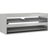 Mexen Box-A coffre d'armoire de salle de bain 120 cm, 2 tiroirs, gris mat - 91AX0-1200-470-2-62