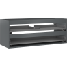 Mexen Box-A corps de meuble sous-lavabo 120 cm, 2 tiroirs, graphite mat - 91AX0-1200-470-2-66