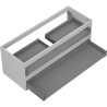 Mexen Box-A coffre d'armoire de salle de bain 120 cm, 2 tiroirs, gris mat - 91AX0-1200-470-2-62