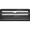 Mexen Box-A caisson de meuble sous-lavabo 120 cm, 2 tiroirs, noir brillant - 91AX0-1200-470-2-70