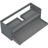 Mexen Box-A corps de meuble sous-lavabo 120 cm, 2 tiroirs, graphite mat - 91AX0-1200-470-2-66