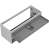Mexen Box-A coffre d'armoire de salle de bain 120 cm, 2 tiroirs, gris mat - 91AX0-1200-470-2-62