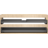 Mexen Box-A corps d'armoire sous lavabo 120 cm, 2 tiroirs, chêne - 91AX0-1200-470-2-81