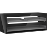 Mexen Box-A caisson de meuble sous-lavabo 120 cm, 2 tiroirs, noir brillant - 91AX0-1200-470-2-70