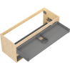 Mexen Box-A corps d'armoire sous lavabo 120 cm, 2 tiroirs, chêne - 91AX0-1200-470-2-81